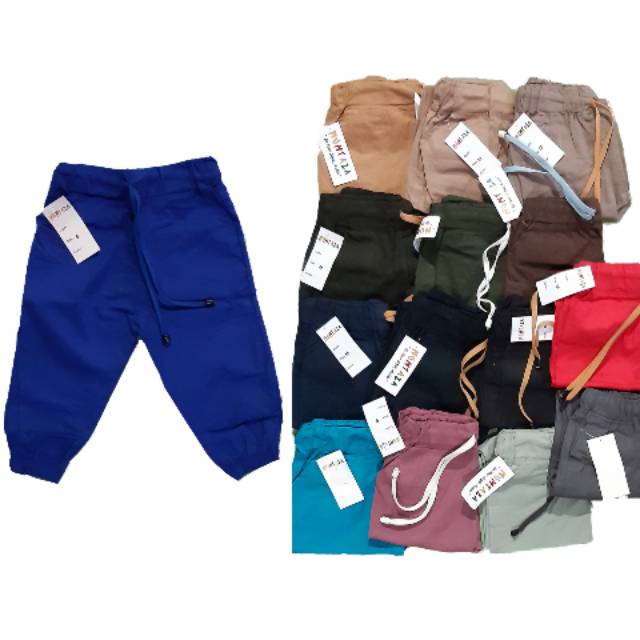 PILIH WARNA Celana jogger panjang bayi / anak perempuan / laki-laki cowok cewek usia 6bulan 1 2 3 tahun