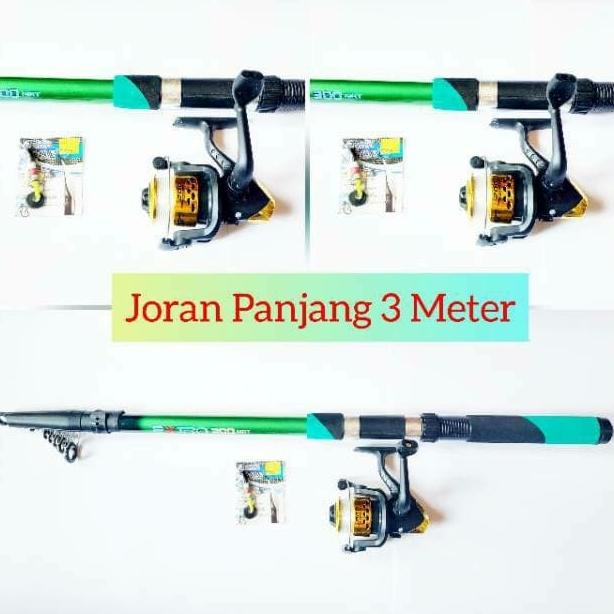 Set pancing 5 bearing joran panjang 3 meter