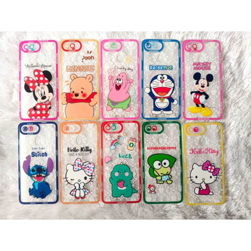 CASE OPPO A5S A12 A7 F9 A1K SOFTCASE KARAKTER ORIGINAL BENING