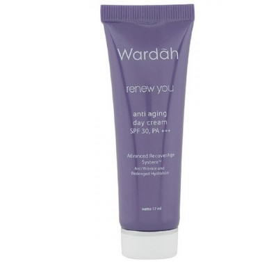 Wardah Renew You Anti Aging Day Cream 17MlKrim SiangAnti AgingSun Blok