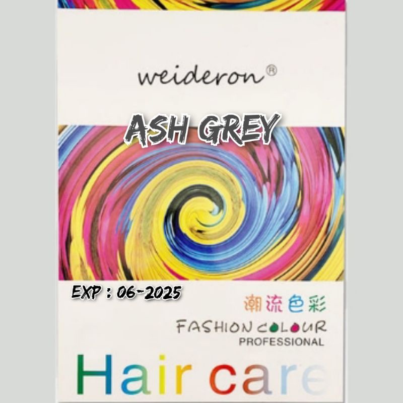 WEIDERON VEGAN WATER INTENSE COLOUR Korea Ash Grey Shampoo Purple Silver Keratin