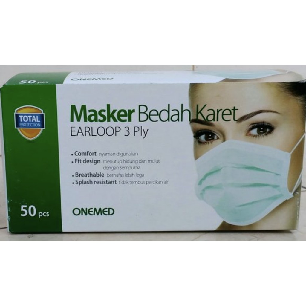 Masker Onemed 3ply [50pc/box]
