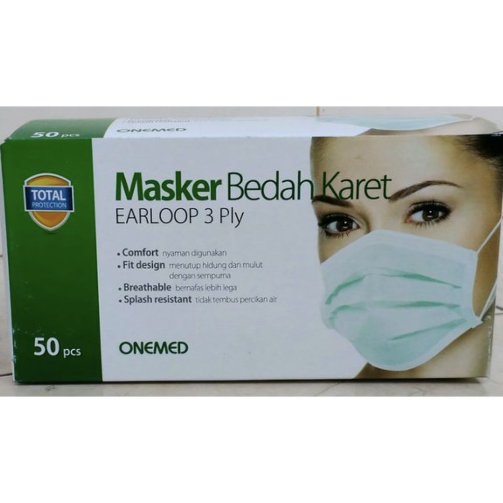 Masker Onemed 3ply [50pc/box]