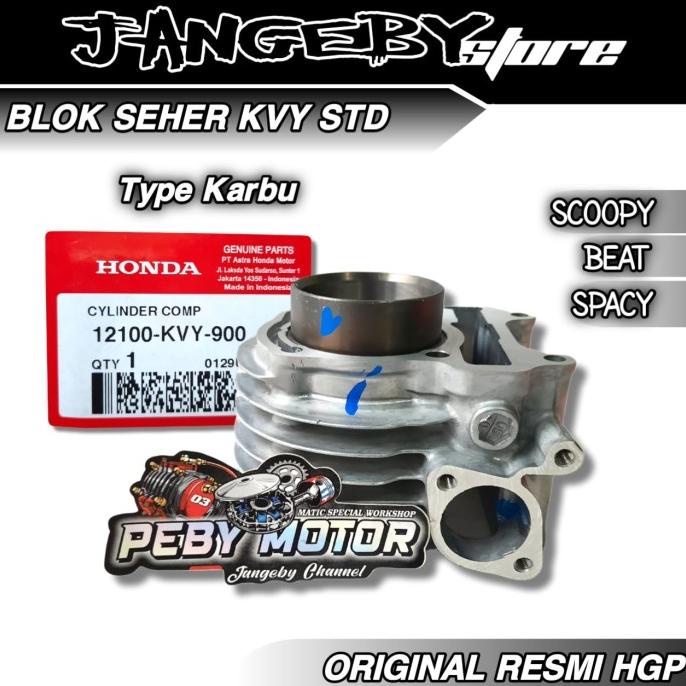 Blok Piston Beat Karbu Scoopy Karbu Spacy Karbu ORIGINAL Resmi HGP jangeb89 dijamin