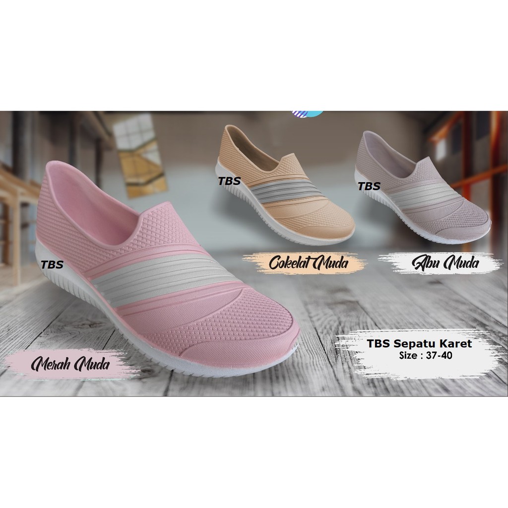 TBS Sepatu Karet Wanita SlipOn att SWL 480