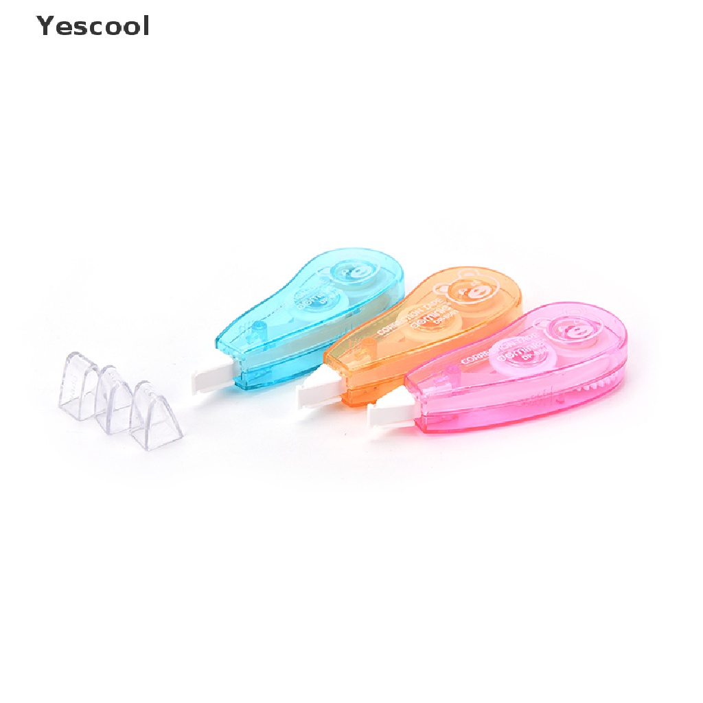 Yes 1pc Correction Tape Kertas Roller Motif Kartun Lucu Imut Multi Warna Untuk Perlengkapan Kantorsekolah