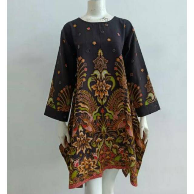 MAURA TUNIK BATIK DOBBY BUMIL FRIENDLY│MAURA DRESS BUMIL BATIK DOLBY |