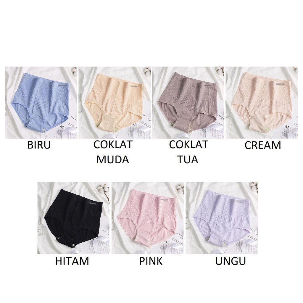 [Ready Stock] Munafie Celana Dalam Korset High Waist Celana Dalam Pinggang Nyaman di pakai