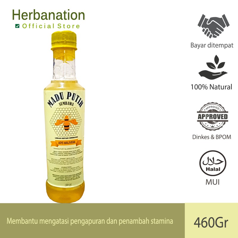 

BELI 3 GRATIS PROBAFLEK 175GR | Madu Putih Asli Sumbawa 460gr 100% Murni - meningkatkan daya tahan