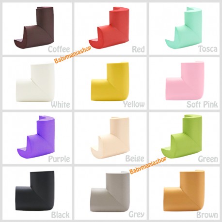 PELINDUNG PENGAMAN SUDUT 2m SIKU MEJA Empuk Tebal Double Tape Perekat Corner Protector Baby Safety