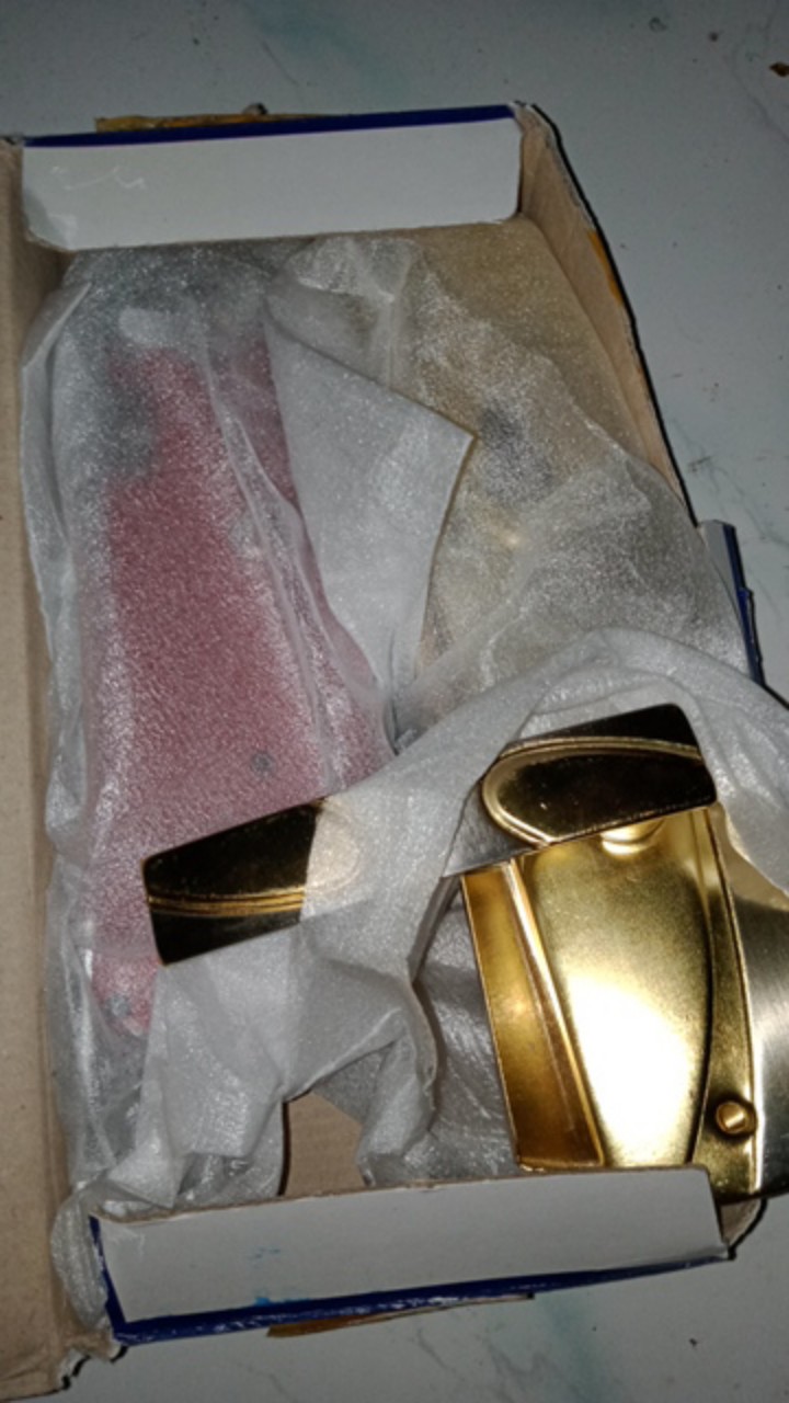 Kunci Pintu Besar Plat Putih Kuning Panjang 25 Cm / Handel Pintu Besar Plat