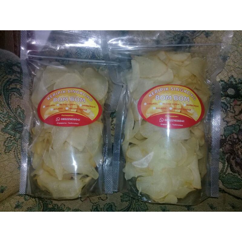 

Keripik Singkong Bombom rasa original 100gr