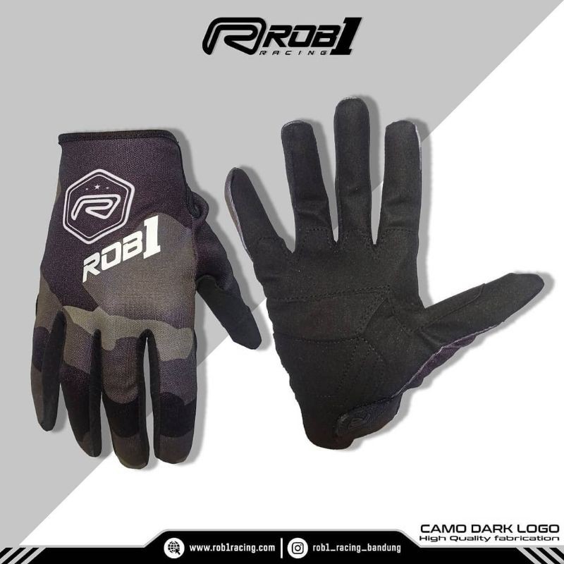 ROB1 Racing SARUNG TANGAN GLOVES DARK CAMO