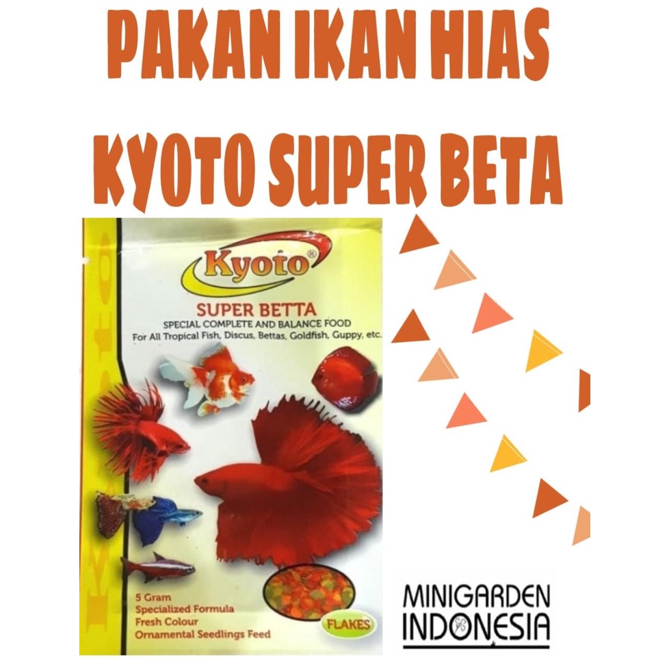 SUPER BETA KYOTO 5gr CACING KERING MAKANAN IKAN HIAS CUPANG GUPPY