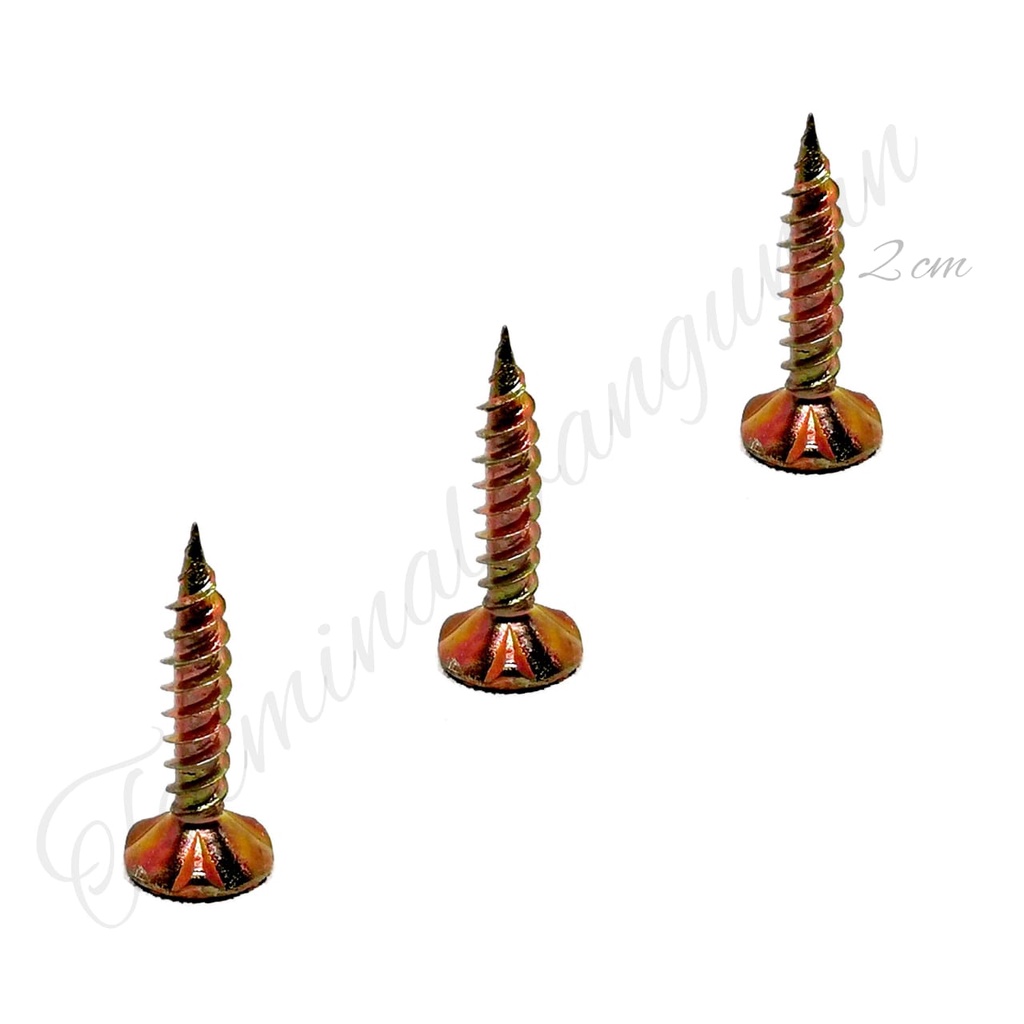 Skrup GRC 6 x 3/4 Inch ZOLO Sekrup Kuning Carlsi Board Screw