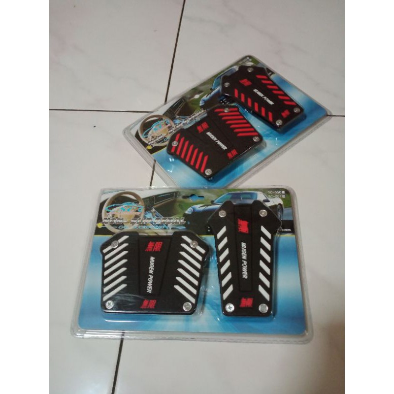 Pedal Pad Mobil Cover Pedal mobil Matic tulisan Mugen