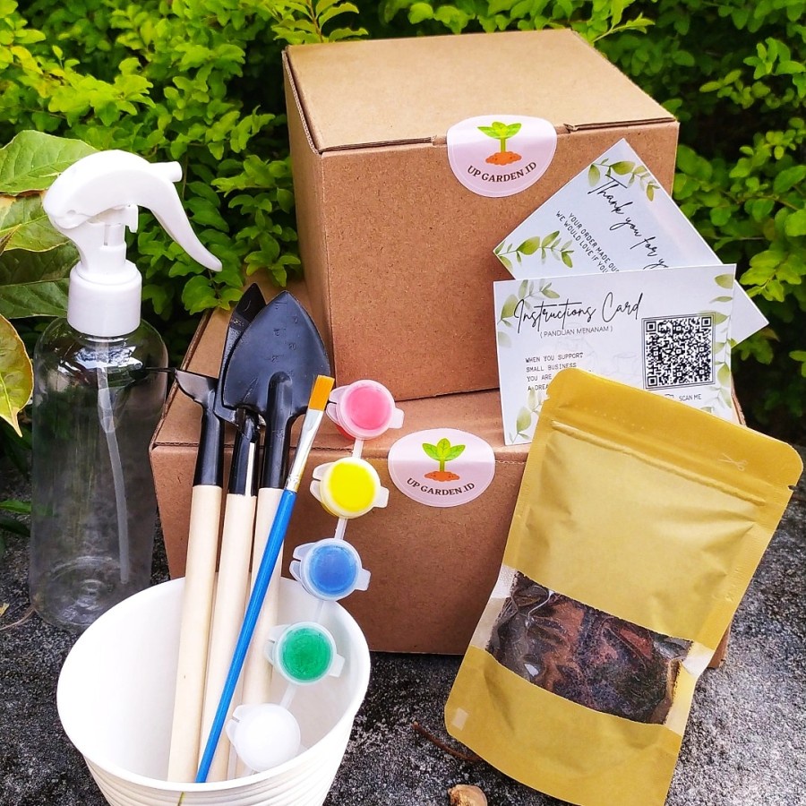 Large Gardening Kit / Paket Alat Berkebun / Pot Mini /Gardening Tools