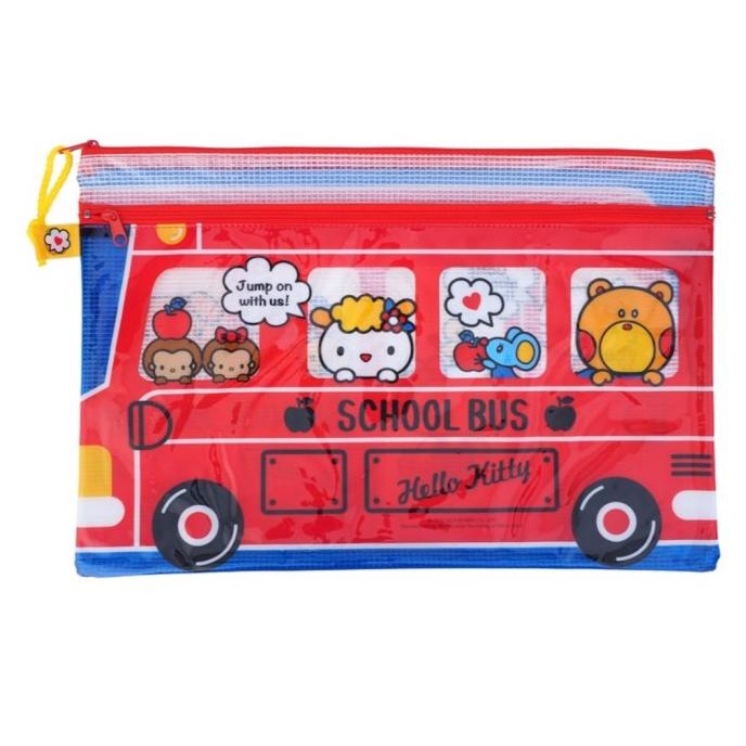 

Office & Stationery | Document Organizer | F4 Zipper Mesh Bag Large Sanrio Original | Best Seller