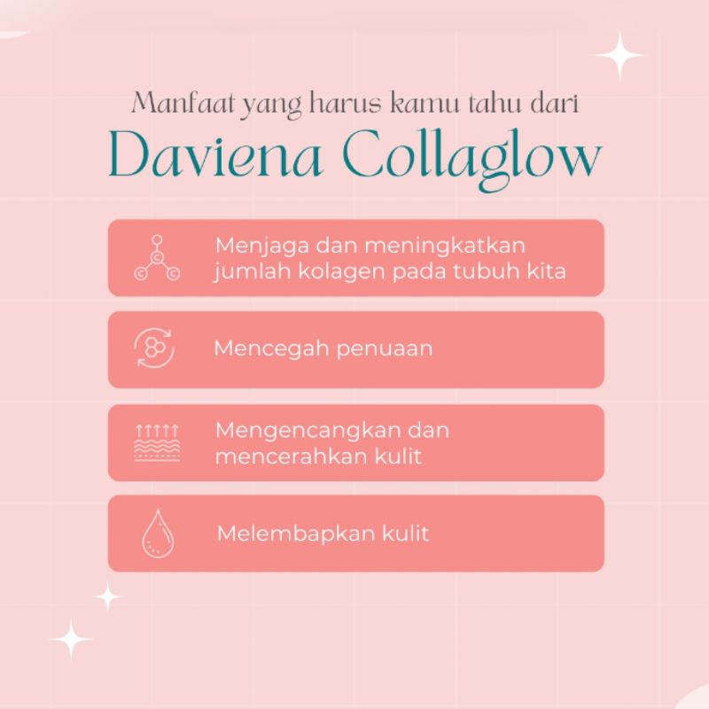 Daviena Collaglow Drink Collagen Drink