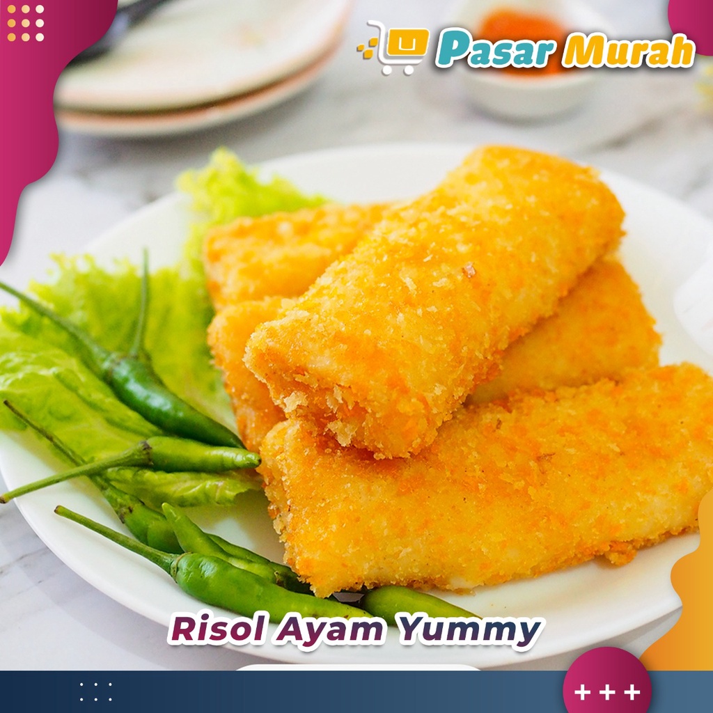 

RISOL AYAM FROZEN - RISOL AYAM MEDAN ISI 10/PACK