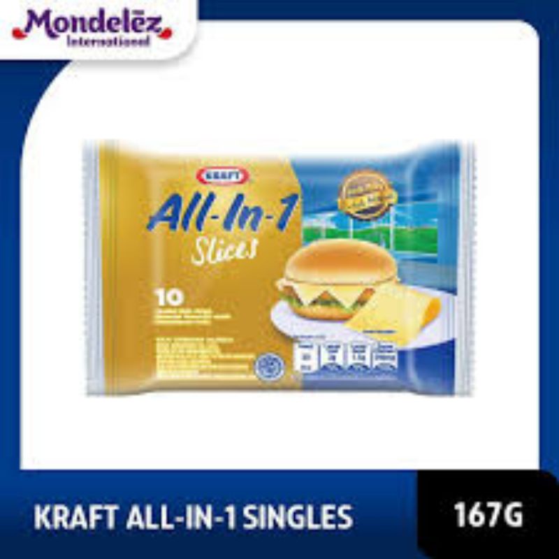 keju KRAFT all in 10 slice