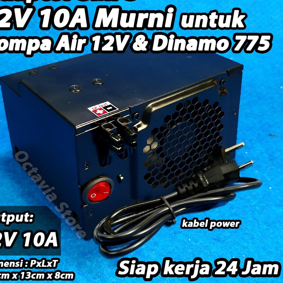 (PROMO GRQ65) Adaptor switching power supply SMPS 12V 35A, 30A, 25A, 15A, 10A kapasitas BESAR ≛