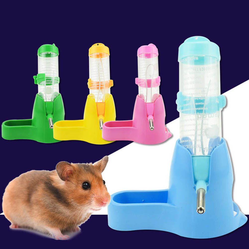 REBUY Rebuy Hamster Water Bottle Landak Kecil Dengan Base Botol Air Kelinci Marmut