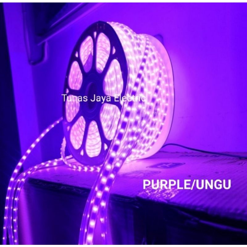 Lampu LED Strip AC 220V @100M PURPLE/PINK Indoor-Outdoor