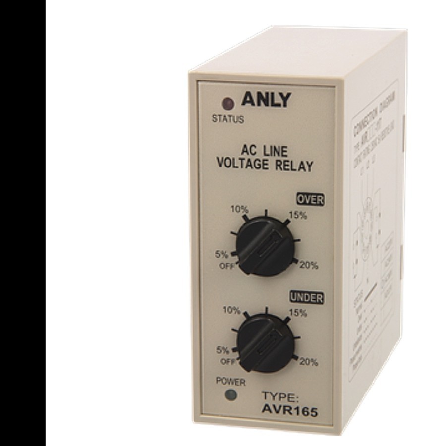 Jual AVR1658T ANLY Over/Under Voltage Relay 8 Pin Plug in type