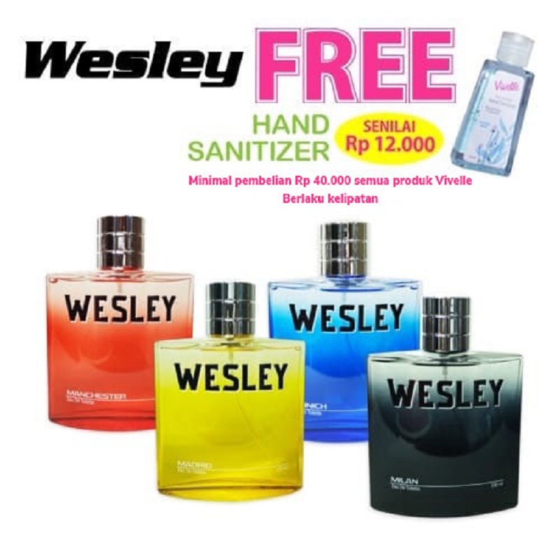 Wesley | Black Rock  Eau De Toilette 100 ml - EK (Tidak bisa kirim luar P. Jawa dengan memakai JNT)