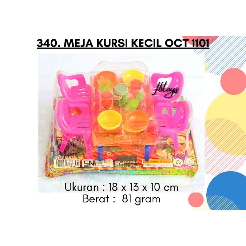 Mainan anak meja kursi set kecil OCT1101