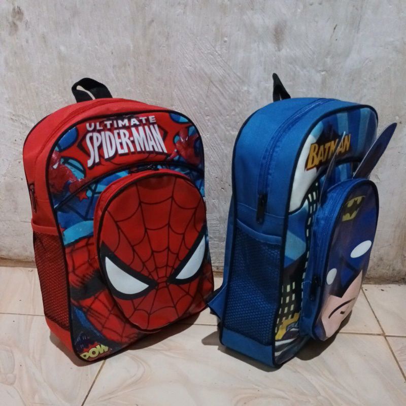 ( R P C O ) Tas ransel karakter super hero/ tas ransel anak paud ~ SD