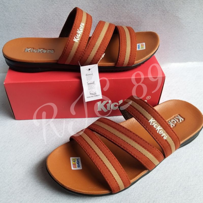 Sandal pria slide / Sandal selop pria terbaru / Sandal pria kekinian