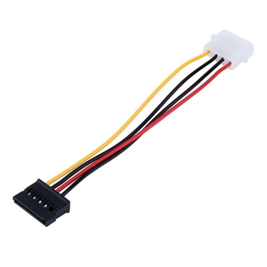 Kabel Power Molex 4pin Male to Sata 15pin Female