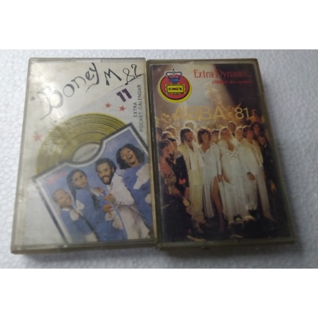 Kaset Pita Tape Jadul Boney M 82 ABBA 81