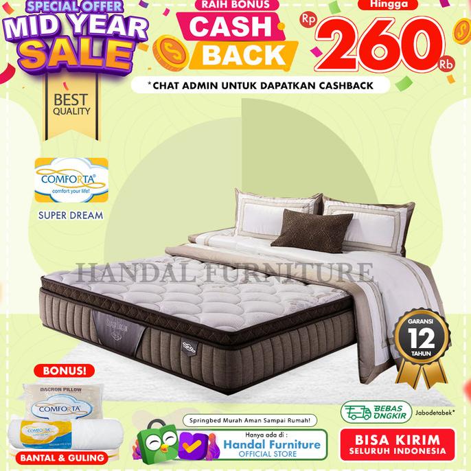 Hanya Kasur Comforta Kasur Springbed Super Dream ukuran 160 x 200