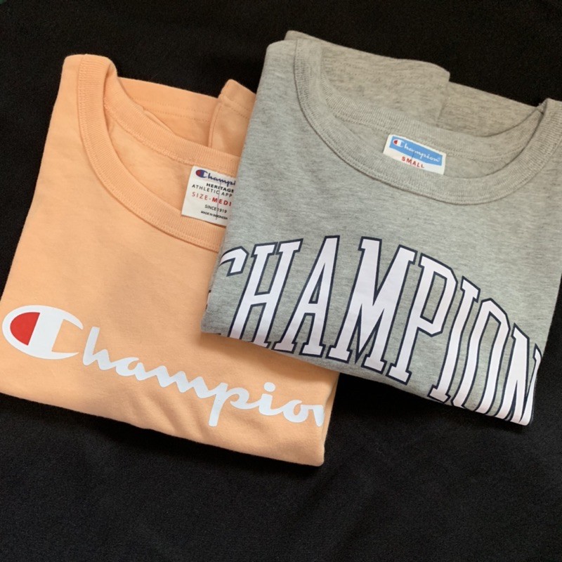 Tshirt Champion Crop Orange | kaos cewek | baju cewek