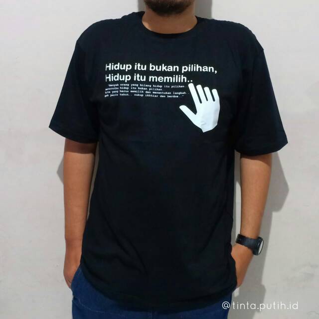 Kaos Hitam Desain Unik Dan Keren Shopee Indonesia