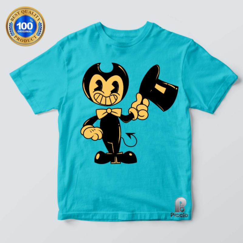 Kaos anak anak  bendy bahan premium