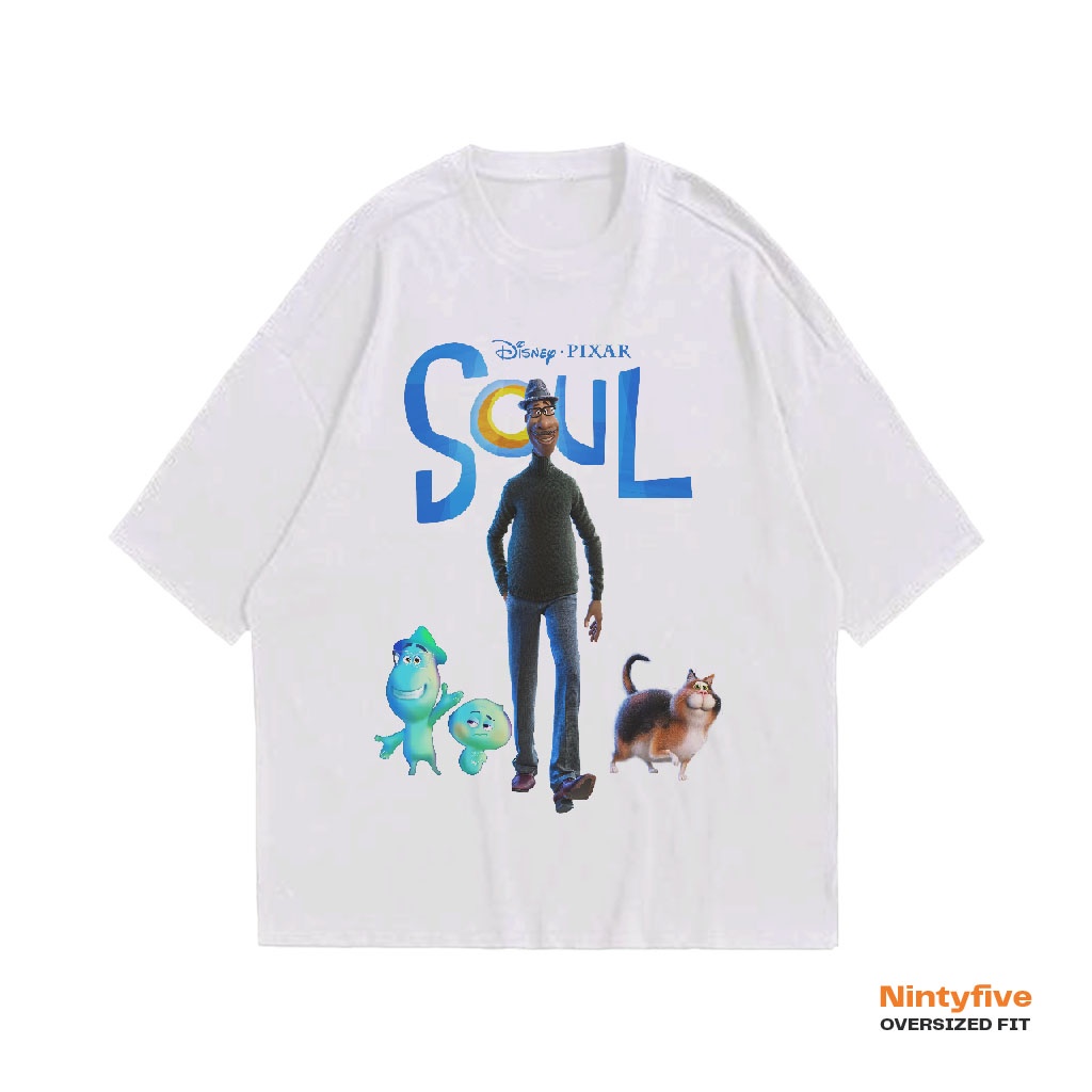 Disney Pixar Soul Cartoon Movie Oversize T shirt