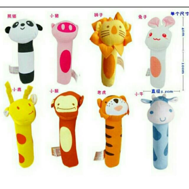 Rattle Stick Gigitan Bayi merek Bibi Import