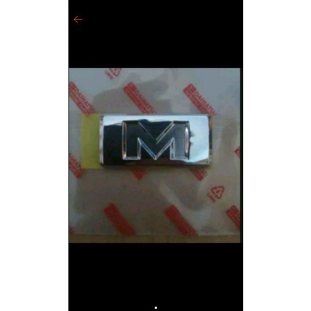 emblem M Alya terios luxio asli bawaan mobil ready bosku