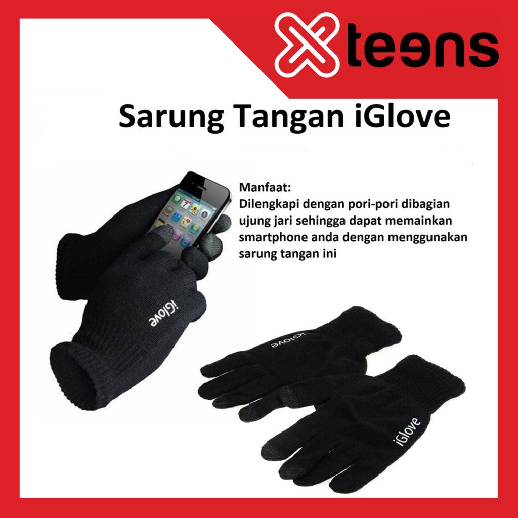 Sarung Tangan Iglove Touch Screen - Sarung Tangan Motor Iglove Sarung tangan touch screen sarung tangan sensitif sarung tangan serba guna