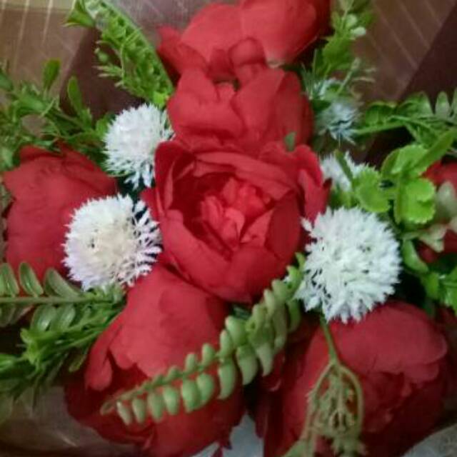 Bunga mawar putih untuk hiasan box seserahan /dekorasi (per tangkai)