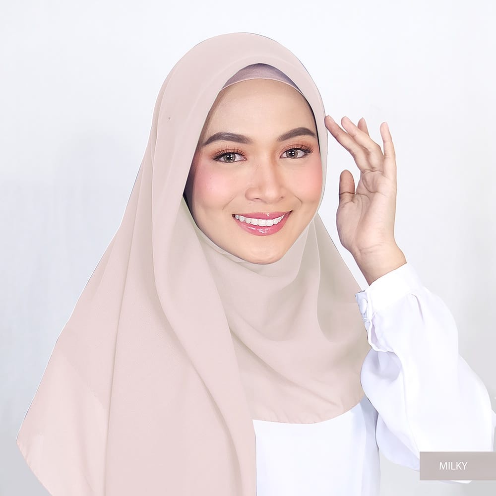 Zein Hijab - Bella Square Jahit Tepi 115 X 115 Hijab Segi Empat