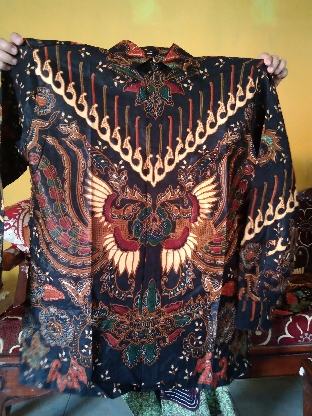 Couple Sarimbit Batik Ayah Dan Anak Motif Kupu Kuning Murah Oleh Oleh Pekalongan