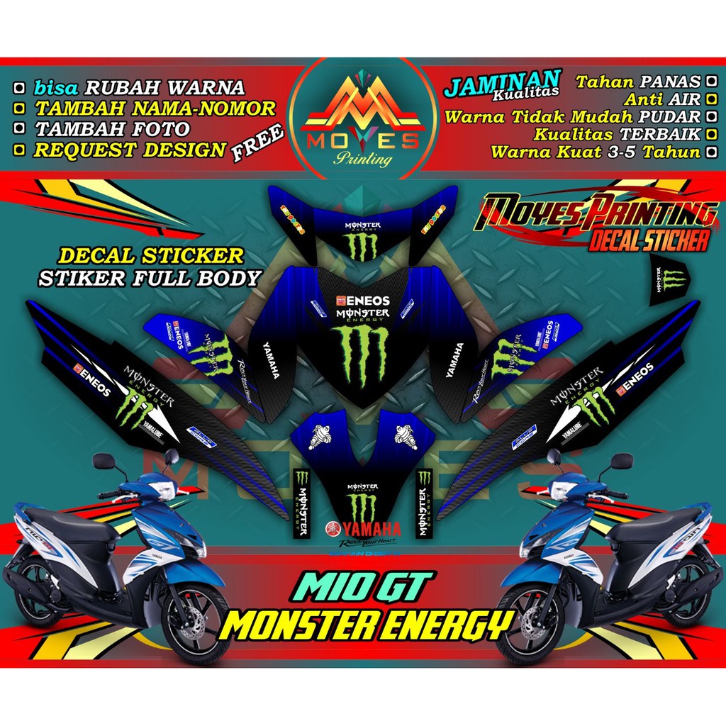 stiker mio gt decal stiker motor yamaha mio gt stiker full body mio gt stiker motor mio gt