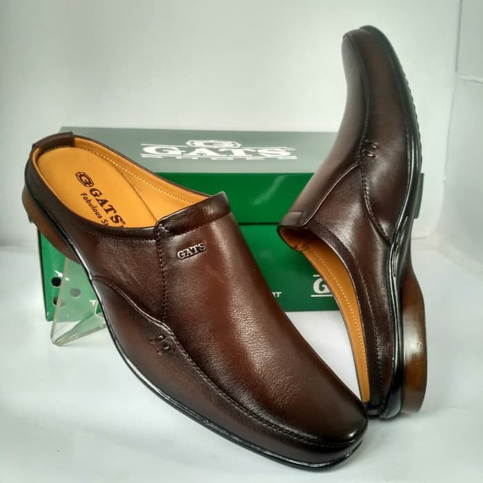 sepatu sandal gats zu 0061 dk brown.sepatu sandal gats terbaru