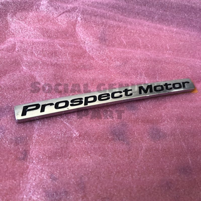 Emblem bagasi Tulisan Prospect Motor Original