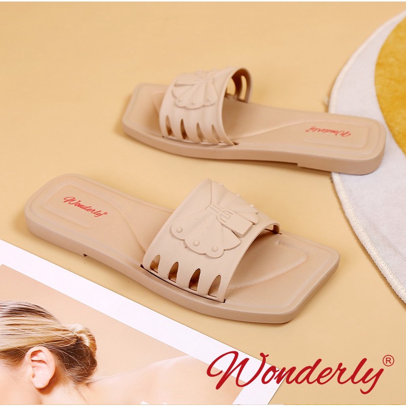 Sendal Jelly Sandal Wanita Rumahan Sandal Selop | D-3012-1